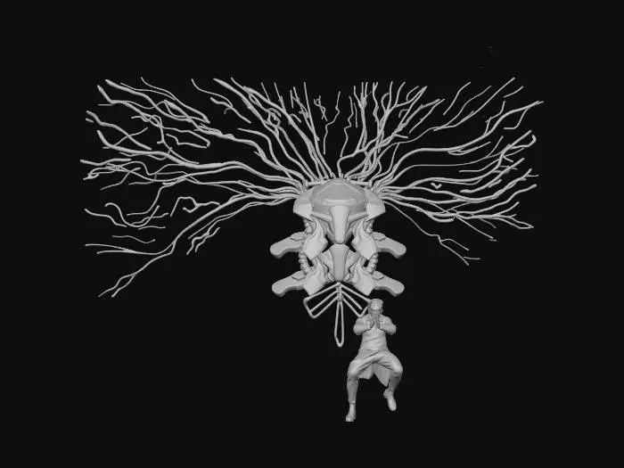 3D model for Chimera Shadow Garden