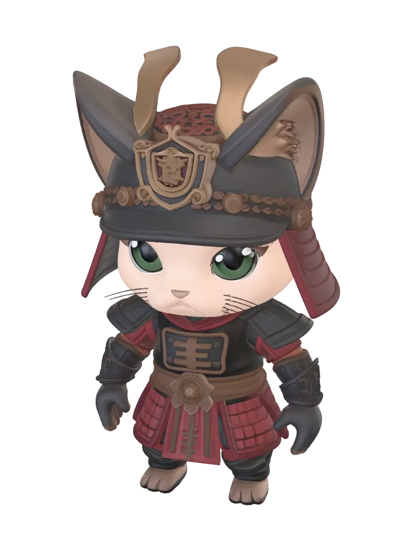 Chibi proportions, custom stance