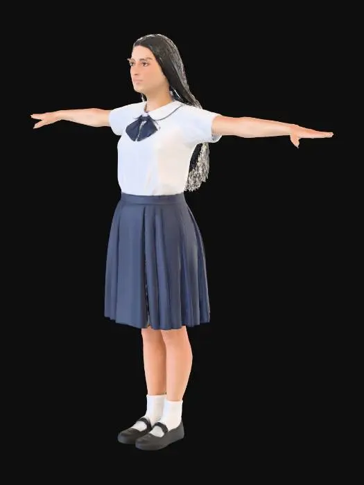 3D model for Student T-Pose