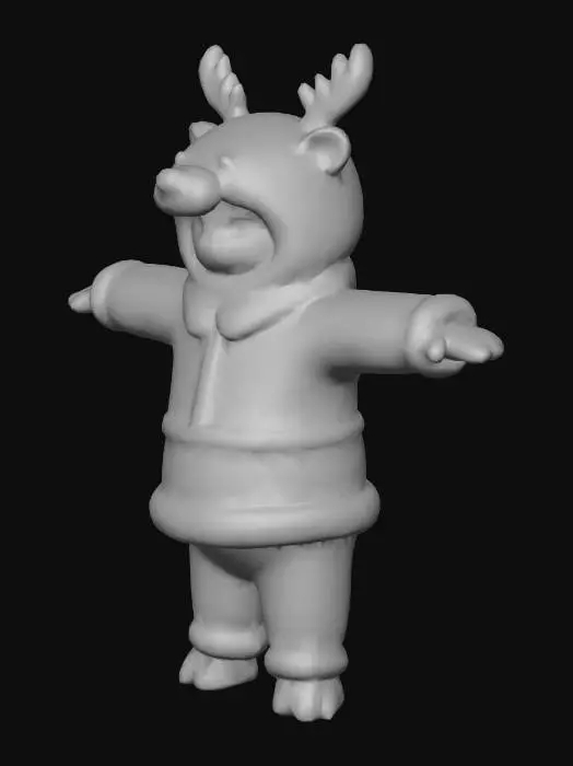 3D model for Reindeer Kitty Costume