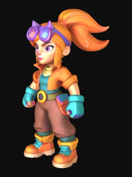 3D model for Steampunk Adventurer