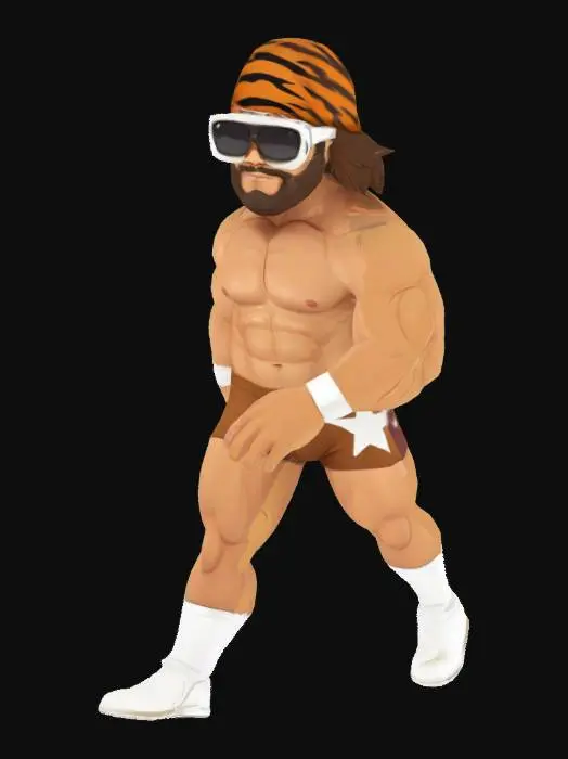 3D model for Wrestling Superstar Illustrated