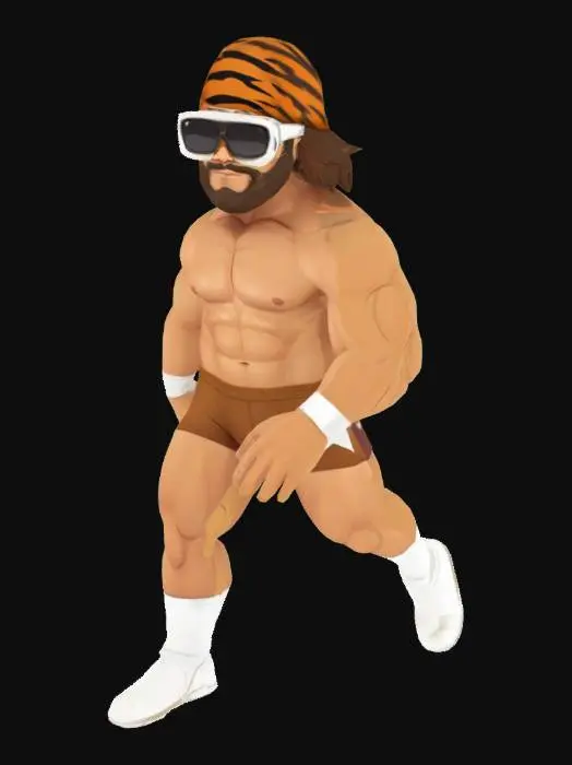 3D model for Wrestling Superstar Illustrated
