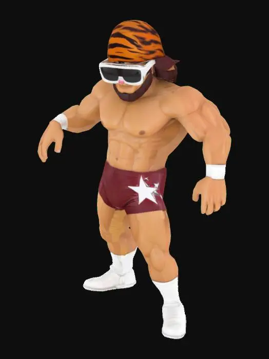 3D model for Wrestling Superstar Illustrated
