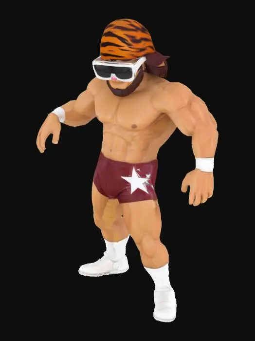 3D model for Wrestling Superstar Illustrated