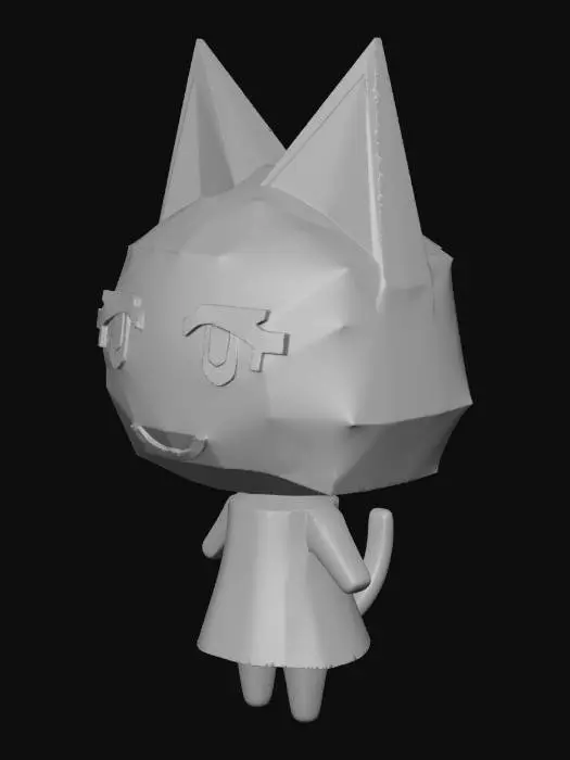 3D model for The Grey Cat