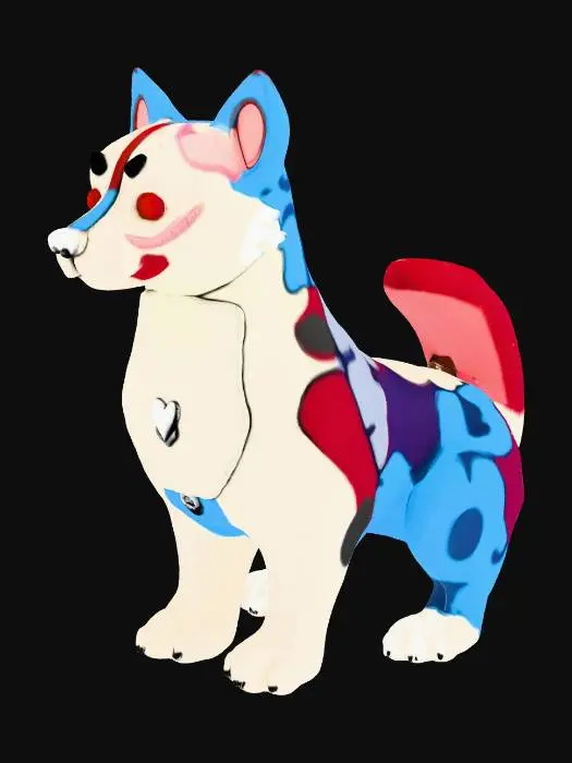 3D model for Character Texture Map