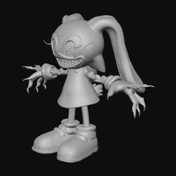 3D model for Creepy Bunny Transformation