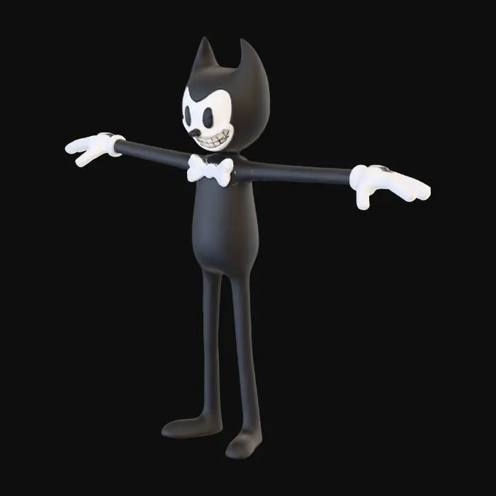 3D model for Grinning Character Scene