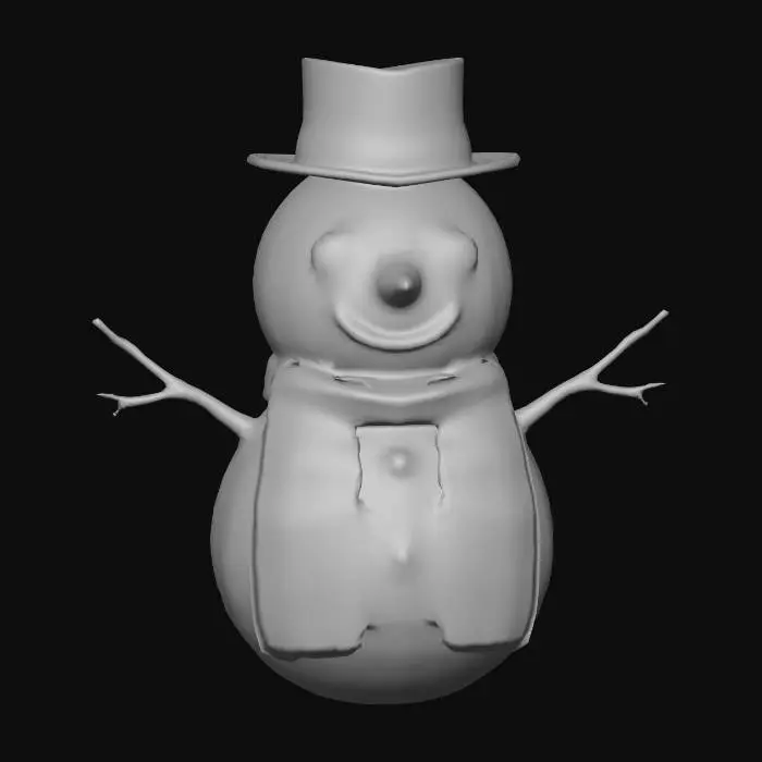 3D model for Snowman Animatronic