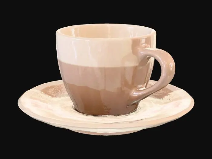 3D model for Beige Cup of Coffee