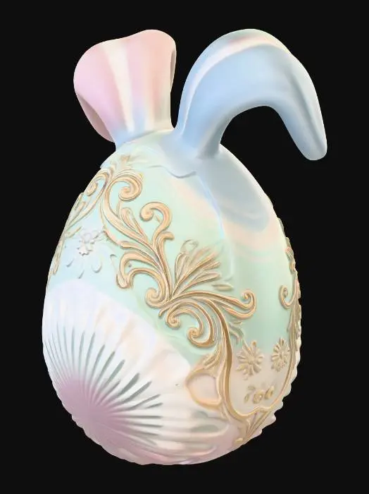 3D model for Pastel Filigree Bunny