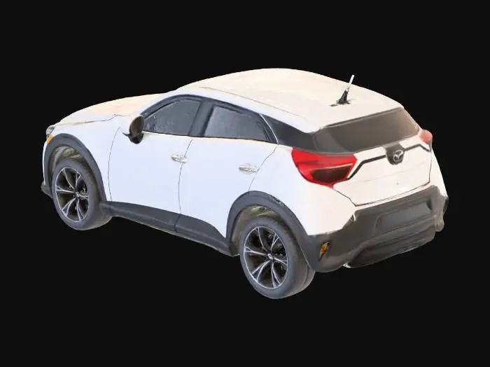3D model for Model of a mazda cx3 from 2016, white version