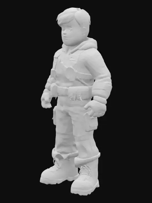 3D model for please make your version of a roblox youth male player model resembling a vault dweller