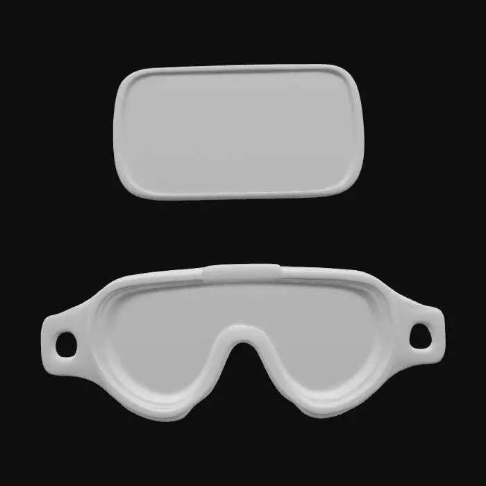 3D model for Gray Eye Mask Case