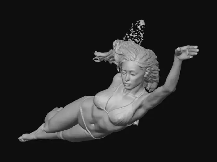 3D model for Swim Through Serenity