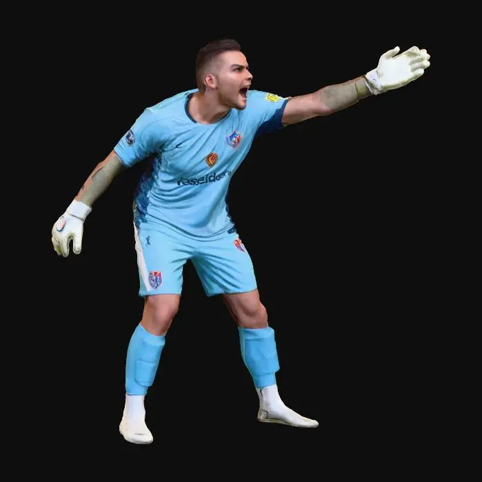3D model for Goalkeeper in Action