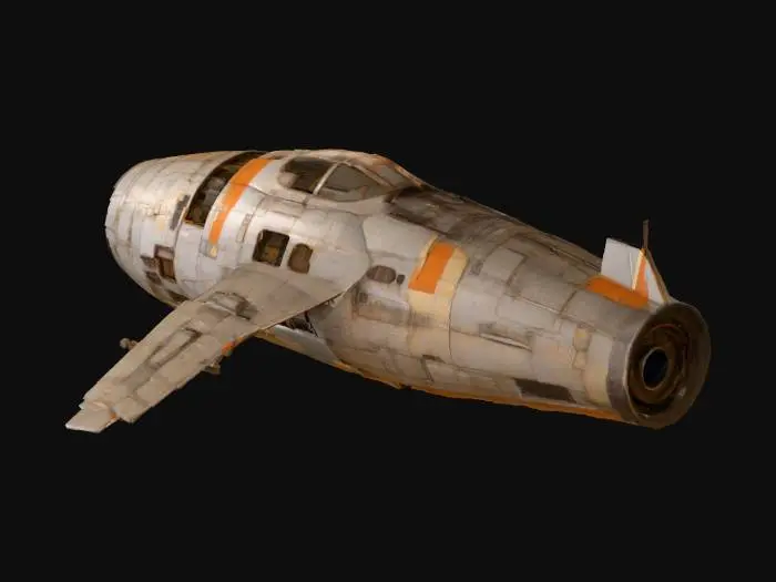 3D model for Wooden Aircraft Sculpture