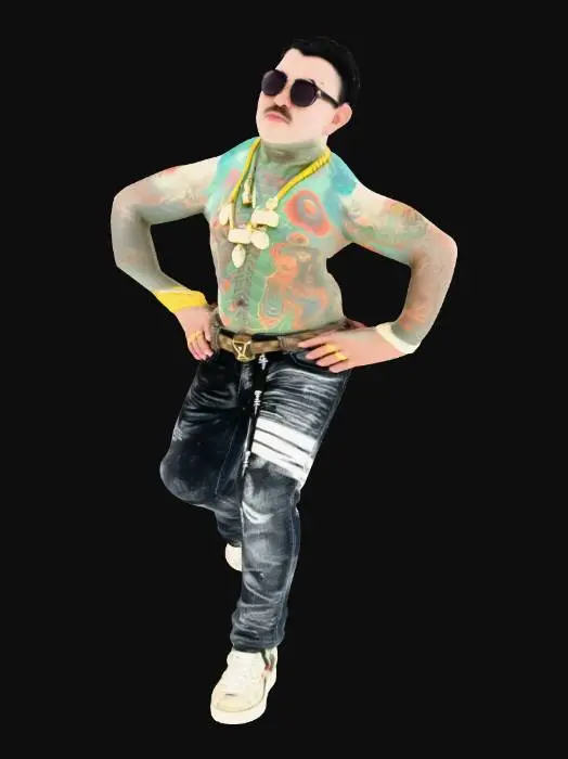 3D model for Tattooed Confidence in the Snow