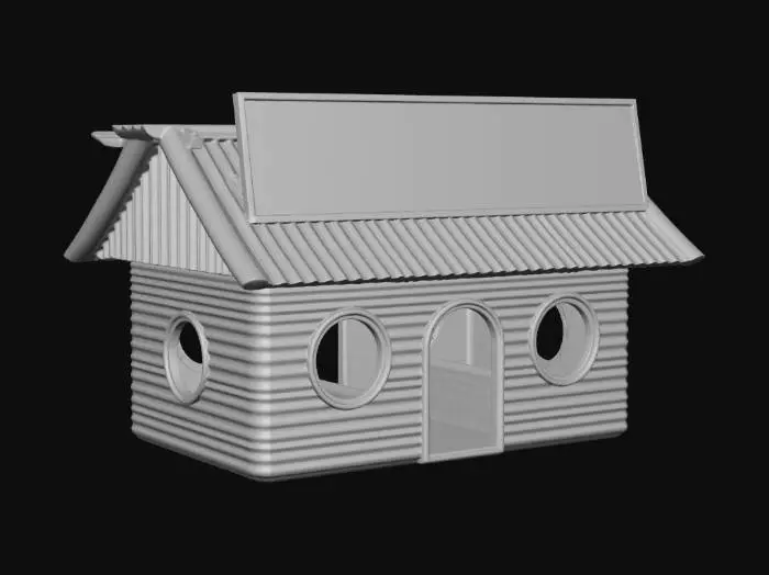 3D model for Viva Burger Miniature Restaurant Sign