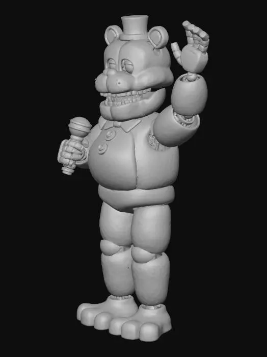 3D model for Animatronic Bear Waving