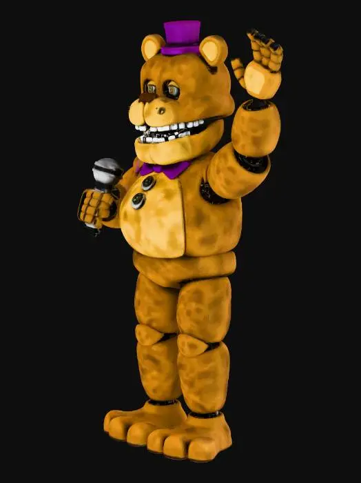 3D model for Animatronic Bear Waving