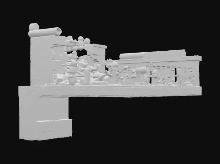 3D model for Berlin Wall in LEGO