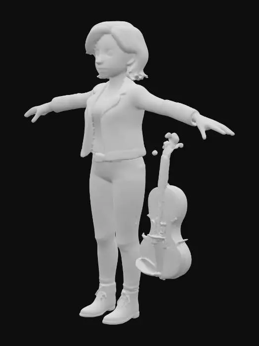 3D model for Violin Virtuoso