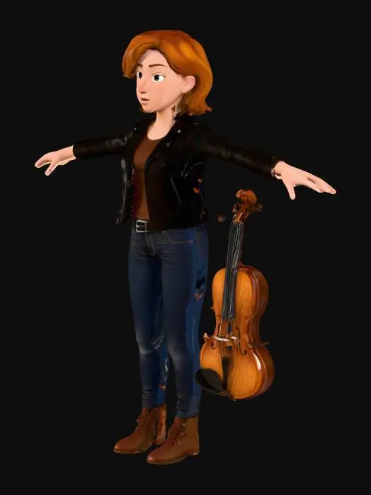 3D model for Violin Virtuoso