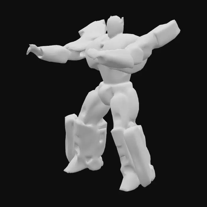 3D model for a transformer robot from hollywood movies
