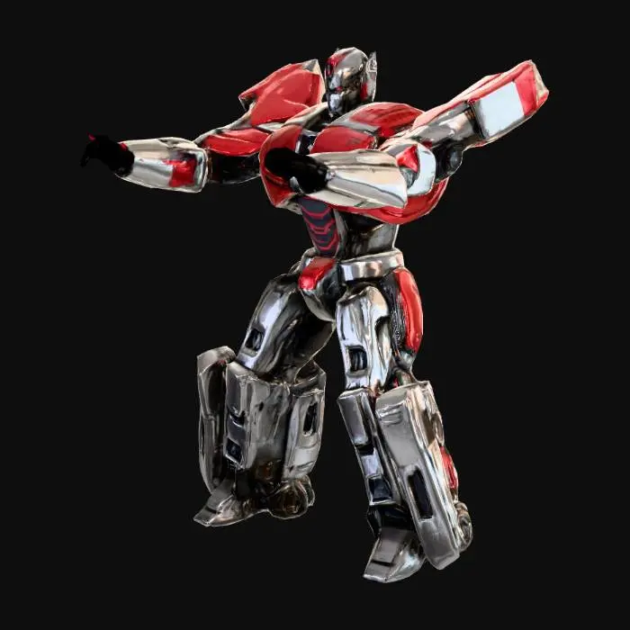 3D model for a transformer robot from hollywood movies