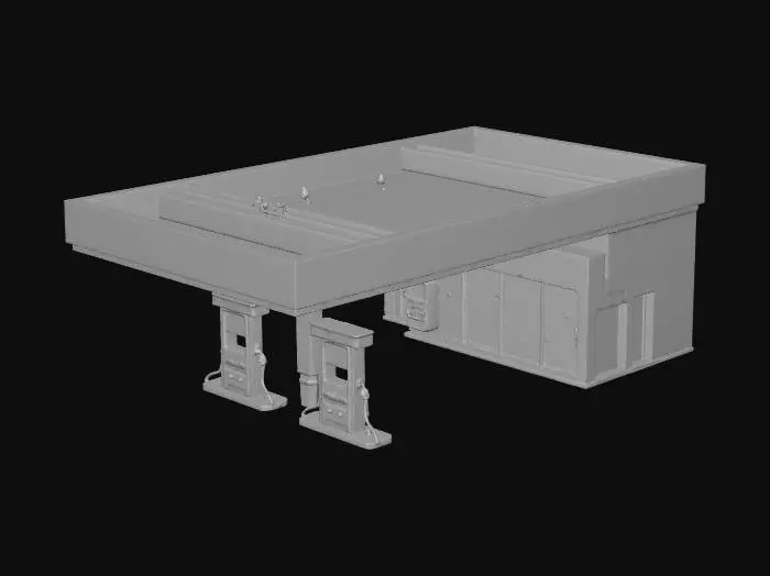 3D model for bir akaryakıt istasyonu ismi opet olsun