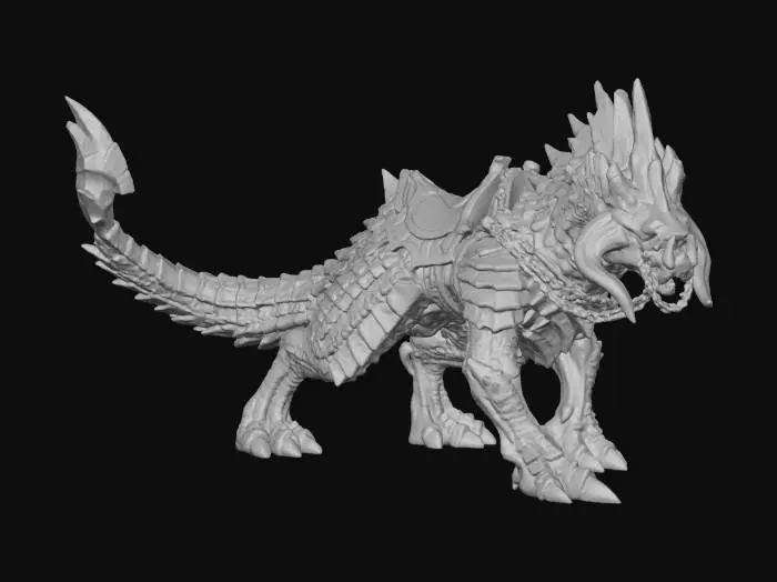 3D model for Amethyst Drake Mount