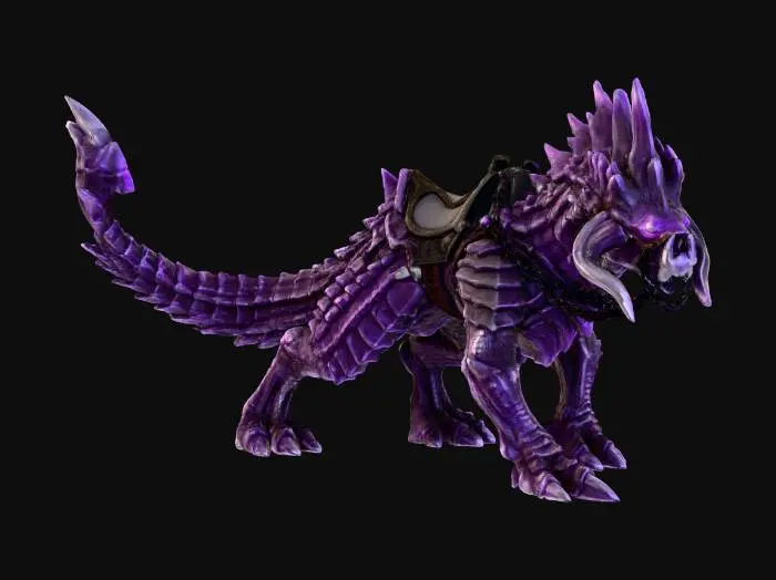 3D model for Amethyst Drake Mount