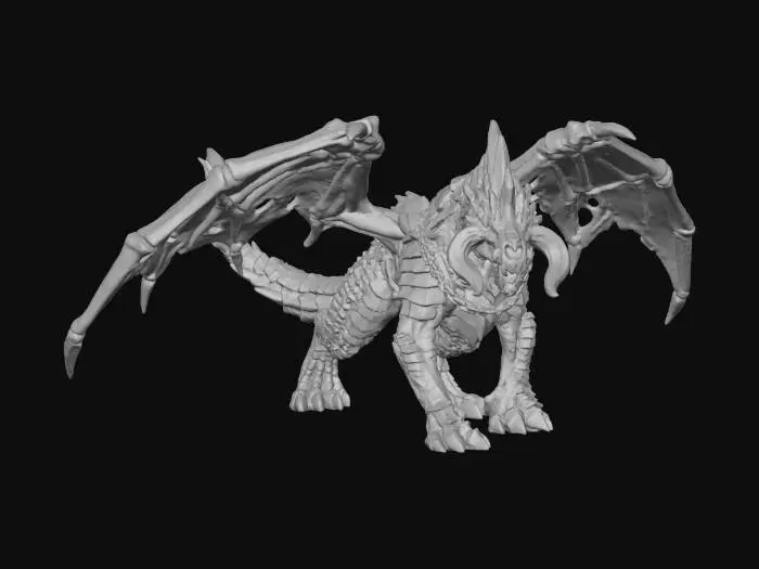 3D model for Amethyst Drake Flying Mount