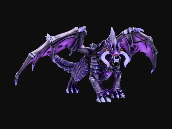 3D model for Amethyst Drake Flying Mount