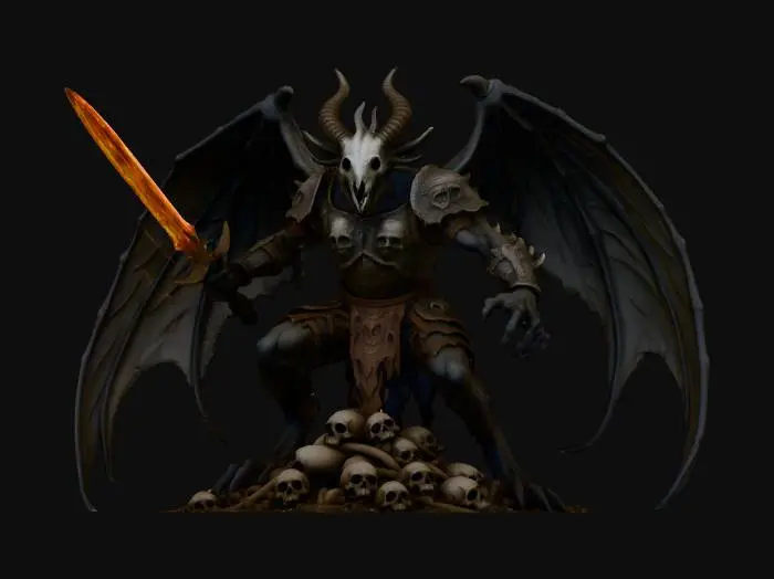 3D model for Goat Demon