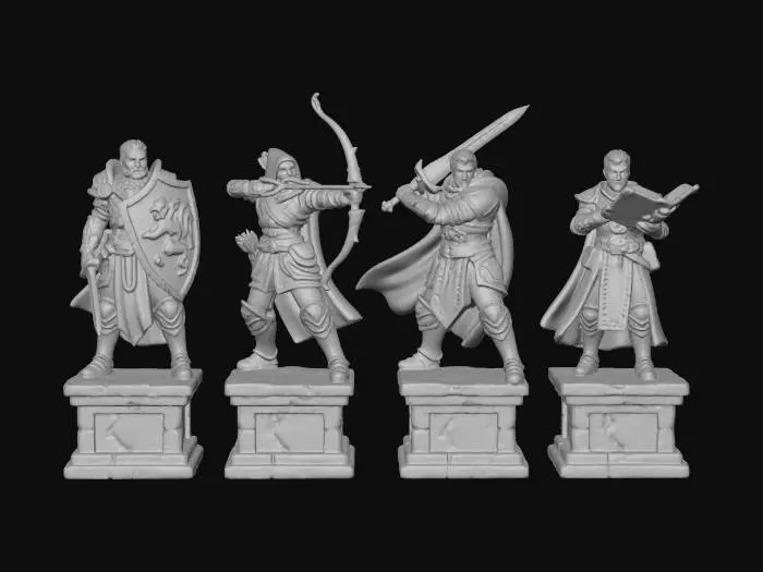 3D model for The Legend of the Four
