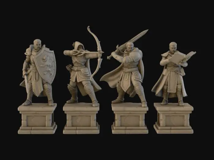 3D model for The Legend of the Four