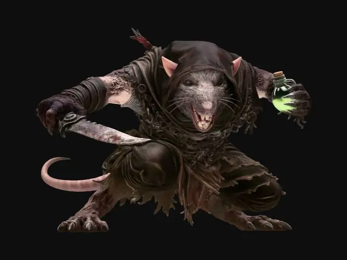 3D model for Wererat