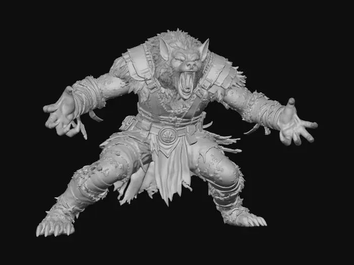 3D model for Werewolf