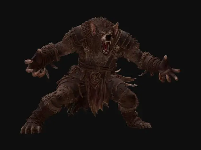 3D model for Werewolf