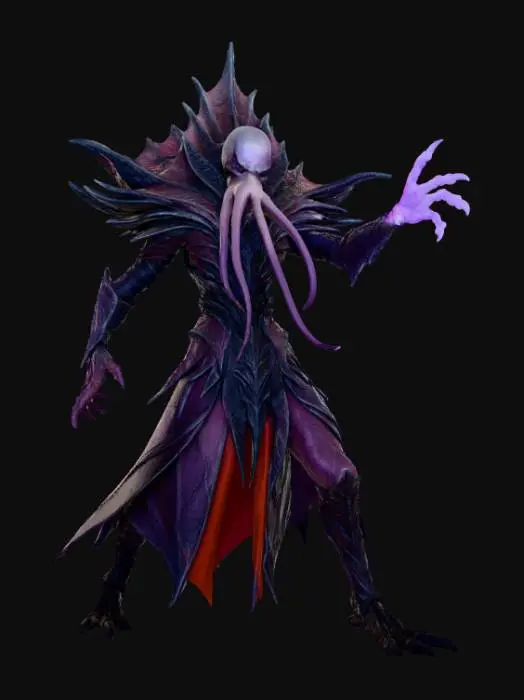 3D model for Mindflayer Mystique