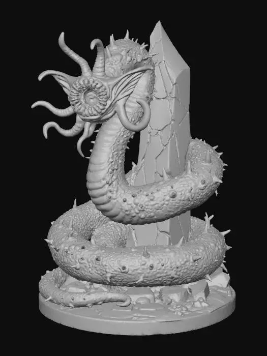 3D model for Serpent of Shadows