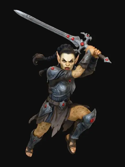 3D model for Female Githyanki