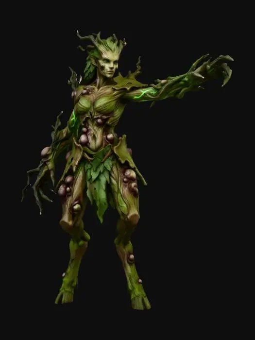 3D model for Blighted Dryad