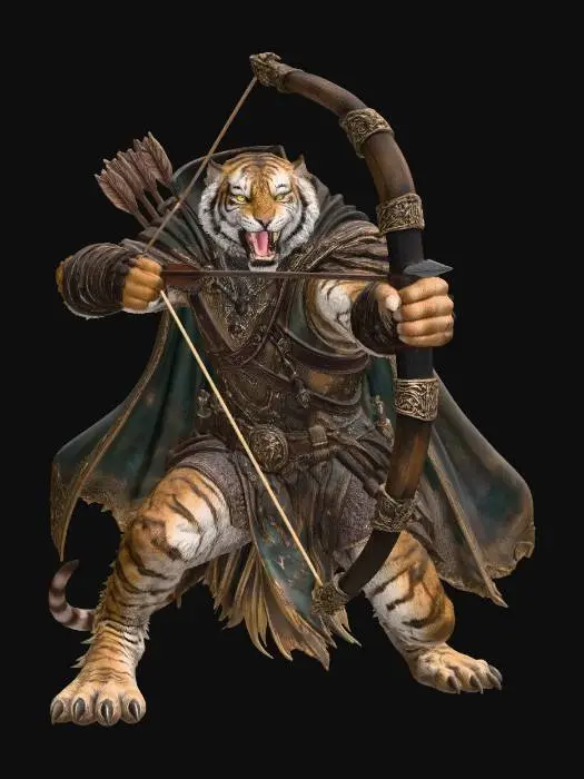 3D model for Weretiger