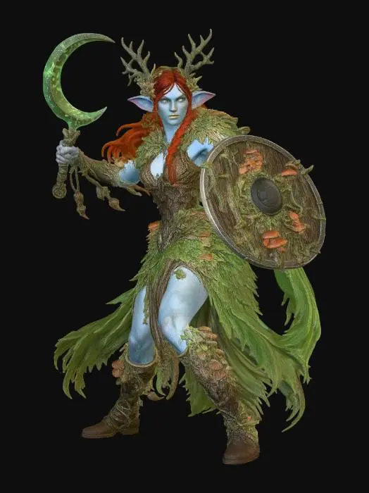 3D model for Firbolg Druid