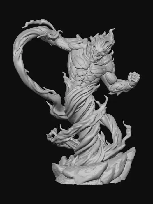 3D model for Fire Elemental