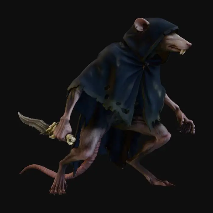3D model for Wererat